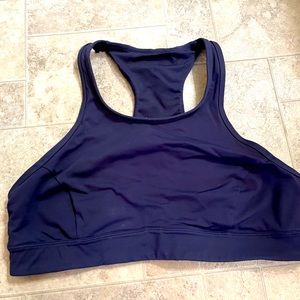 Navy lululemon sports bra no pads